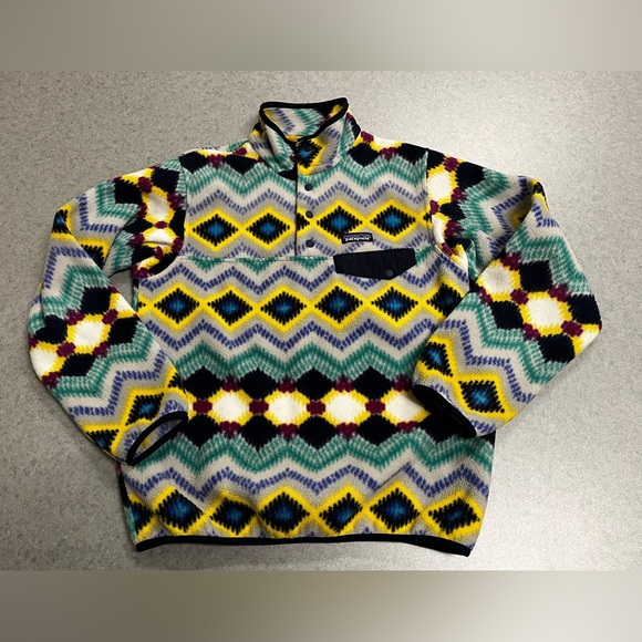 Patagonia Tops - Patagonia Synchilla Snap-T Aztec Diamond “Timber Twist” Fleece—Small FA16
